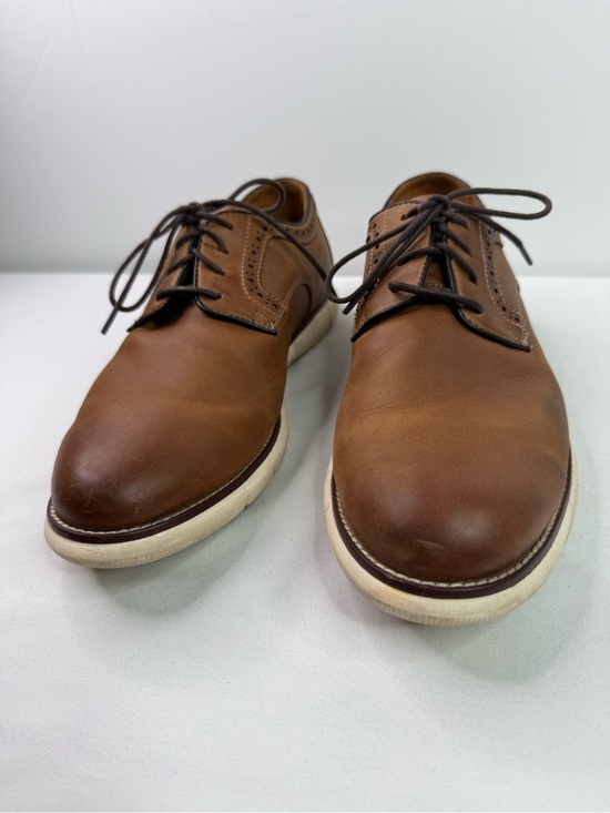 Johnston & Murphy Holden Plain Toe Oxford Shoes Tan Oiled Size 8.5 main image 8